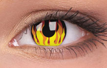 Flame Contact Lenses